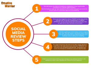 Social Media Review Process