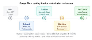 Google Map Ranking Timeline